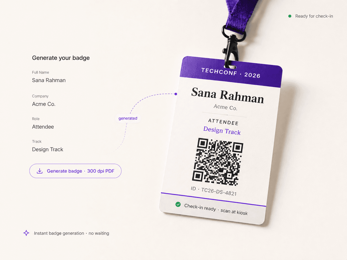 Event Badge