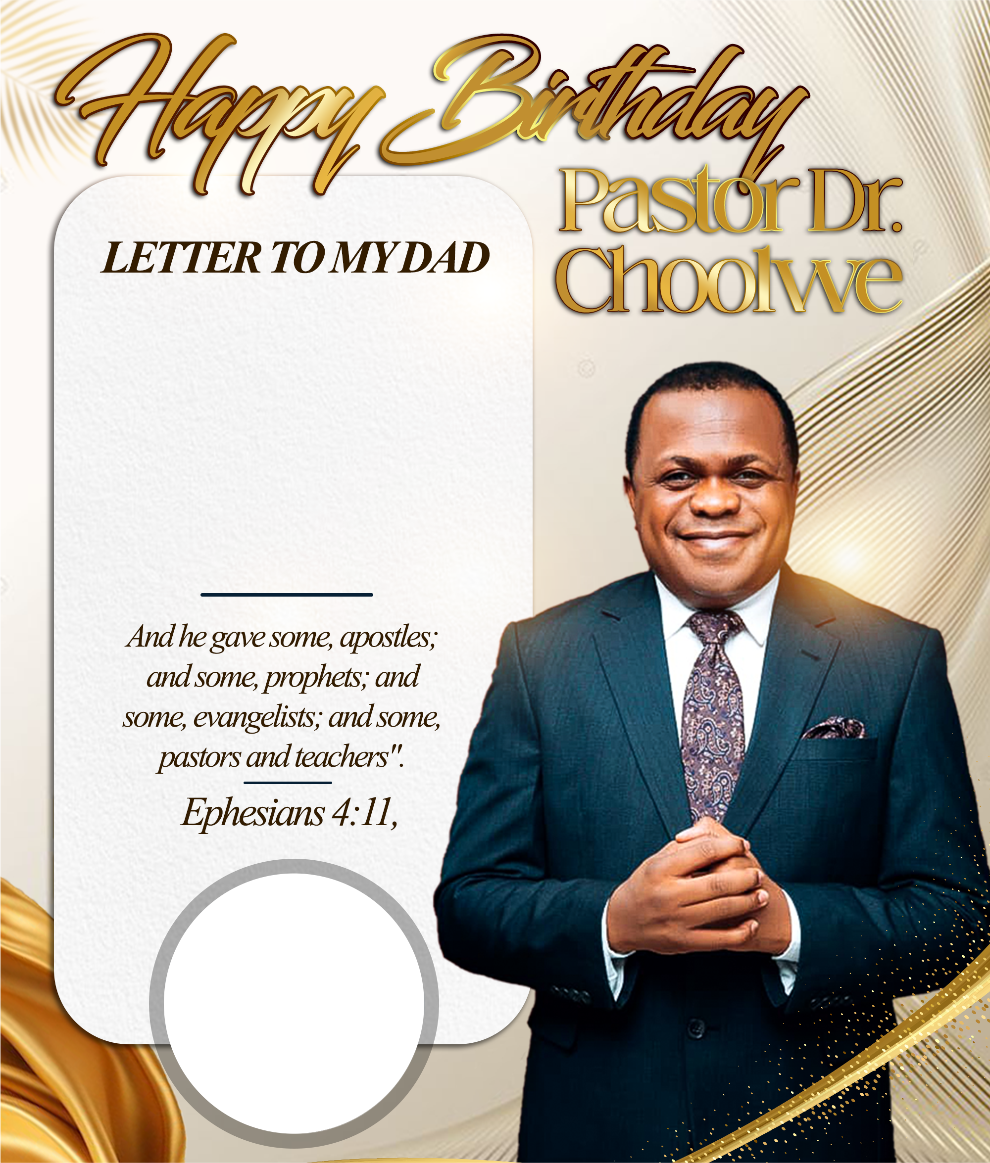 My Letter to my Dad for 11-11